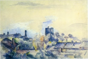 Paul Cezanne Painting - Tejados en L Estaque Paul Cezanne